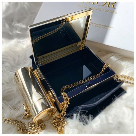 christian Dior lipstick clutch